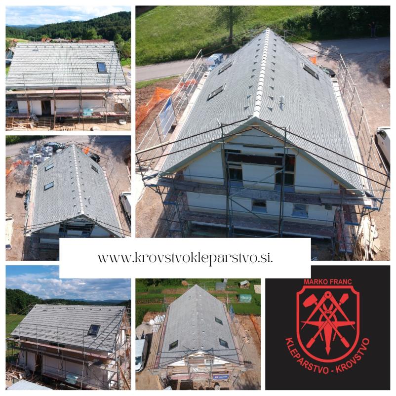 Postavitev strehe Savinjska