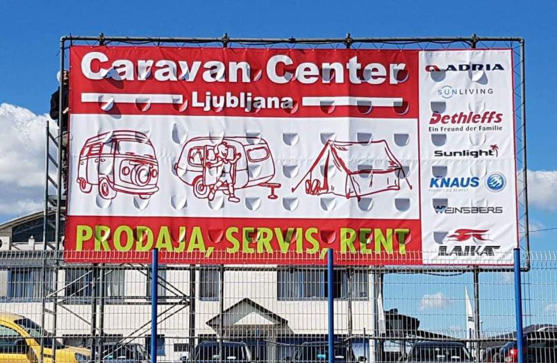 Reklamne table in panoji Osrednja Slovenija