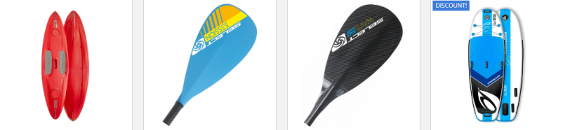 Nakup kajakaške opreme Slovenija