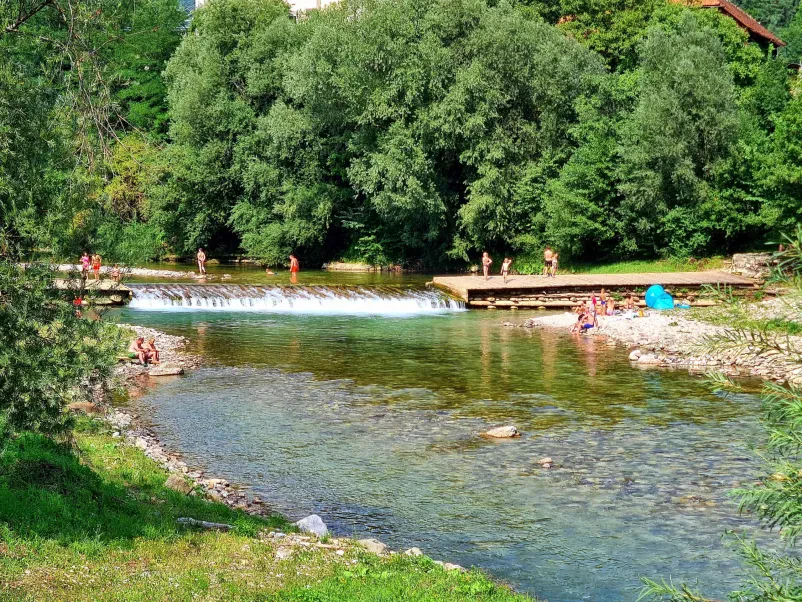 Kampiranje ob reki Savinji