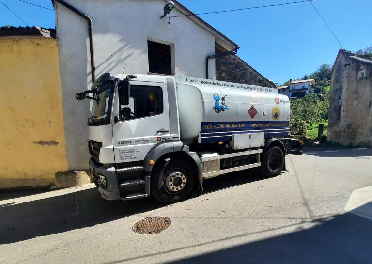 Fuel transport from Slovenia to Italy