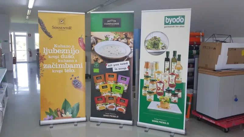 Reklamna stojala po meri Slovenija