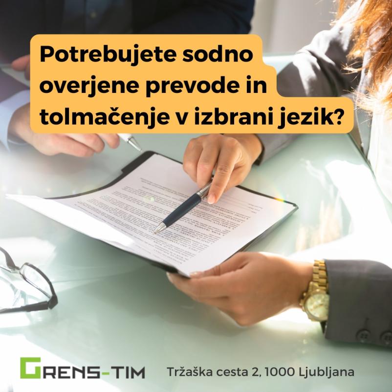 Lektoriranje in tolmačenje za tujce Ljubljana, Osrednja Slovenija