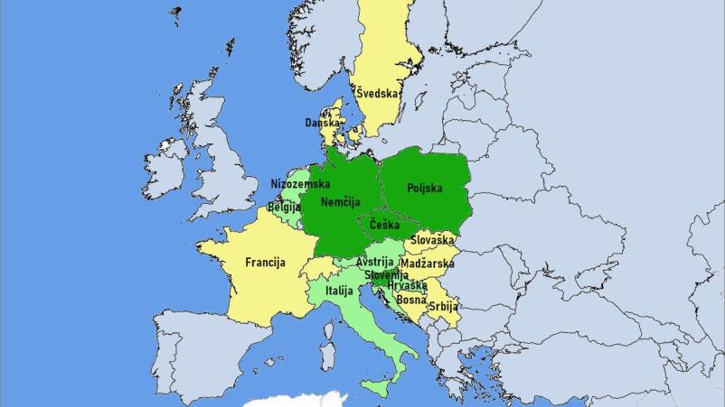 Transport blaga po Evropi