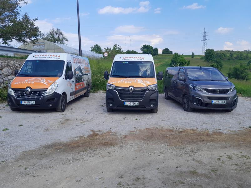 Popravilo avtostekel na terenu po Sloveniji