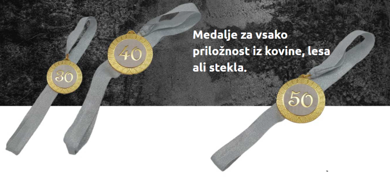 Medalje za različne priložnosti Ljubljana