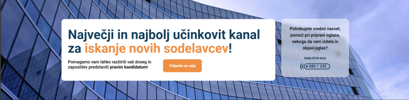 Registracija podjetja na MojeDelo.com