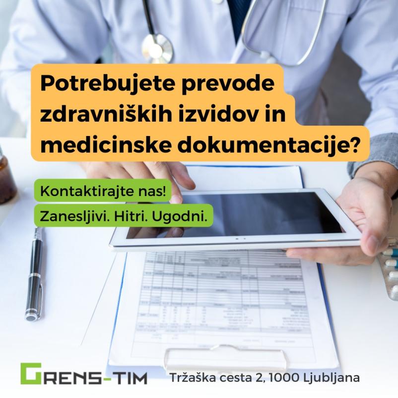 Strokovni sodni prevodi Ljubljana, Osrednja Slovenija