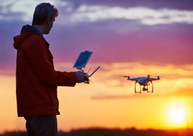 Pregled toplotnih izgub z dronom Slovenija