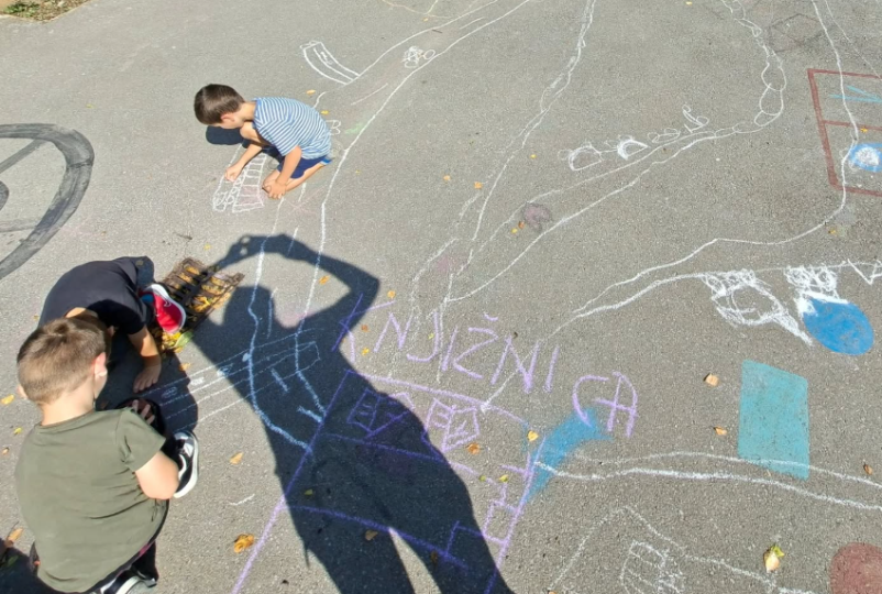 Umetniško ustvarjanje v vrtcu Ljubljana center