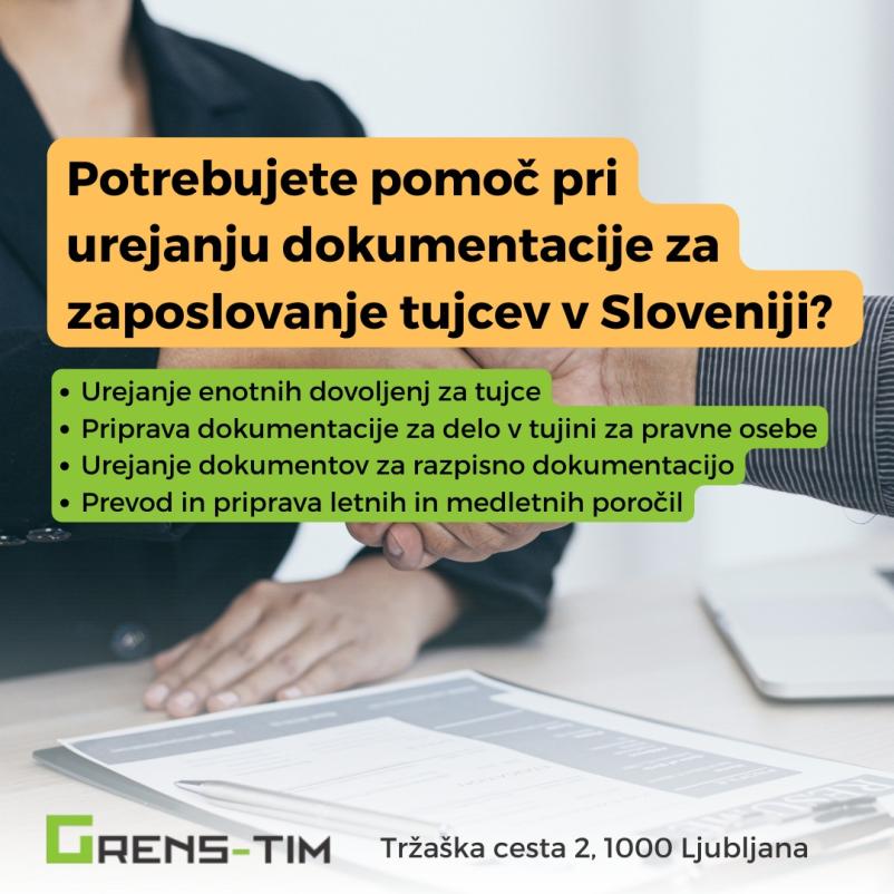 Urejanje dokumentacije za tujce Ljubljana, Osrednja Slovenija