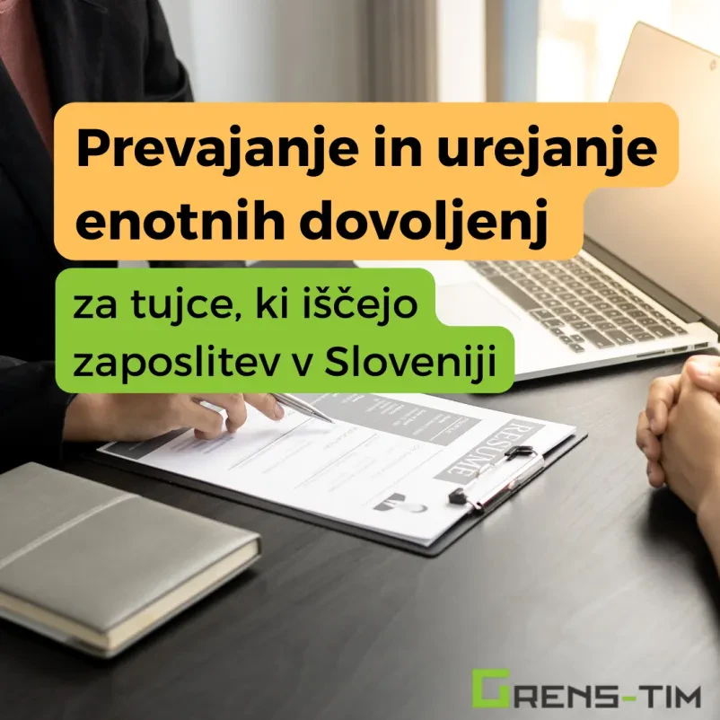 Urejanje in prevajanje dokumentacije za tujce Ljubljana