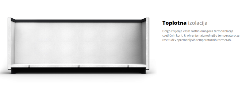 Kvalitetna kovinska korita za cvetlice Slovenija