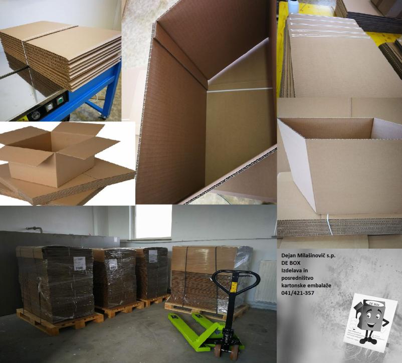 Prilagojena kartonska embalaža Notranjska