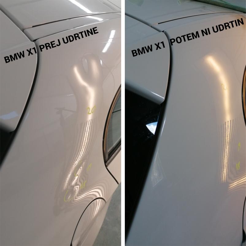 Popravilo udrtin po toči Novo mesto