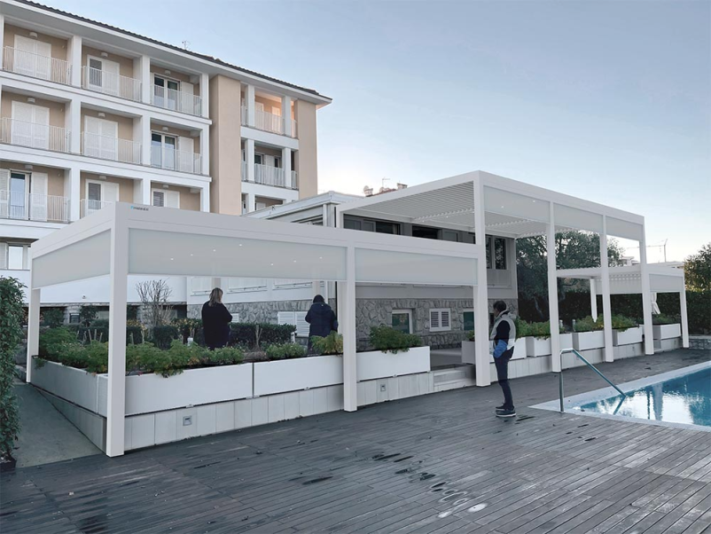 Ugodne bioklimatske pergole po naročilu Slovenija