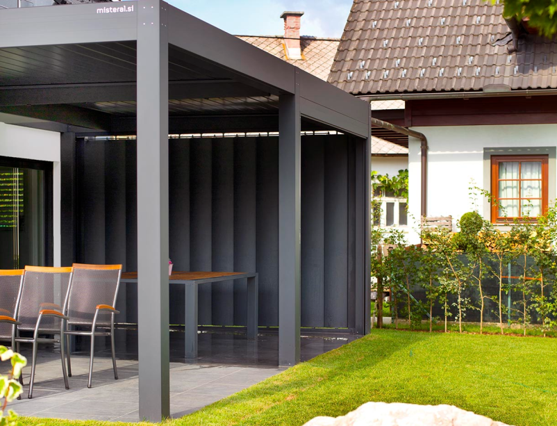 Lepe bioklimatske pergole po naročilu Slovenija
