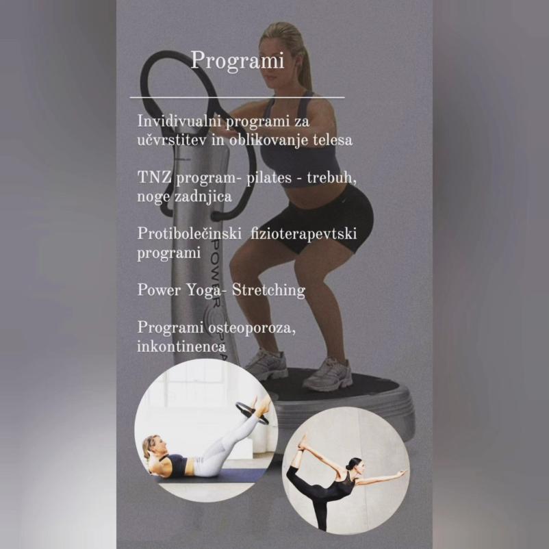 Individualne in skupinske vadbe Nova Gorica