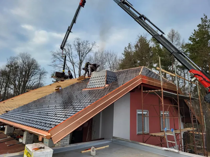 Izdelava strehe pri novogradnjah v Pomurju