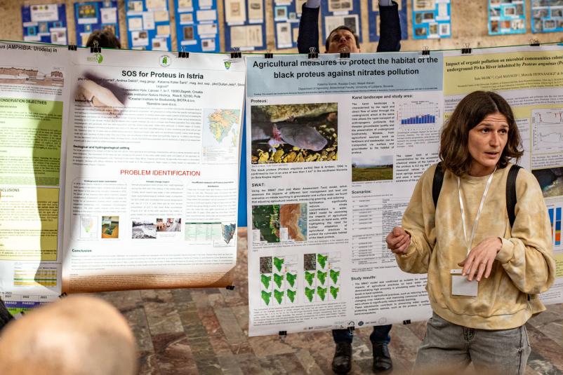 Raziskovanje in varstvo človeške ribice Slovenija