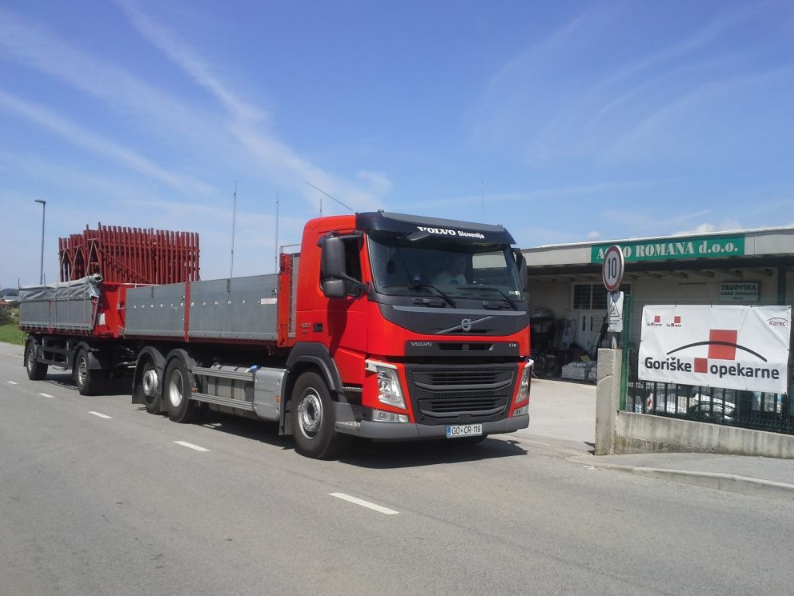 Transport paletnega in razsutega tovora po Sloveniji