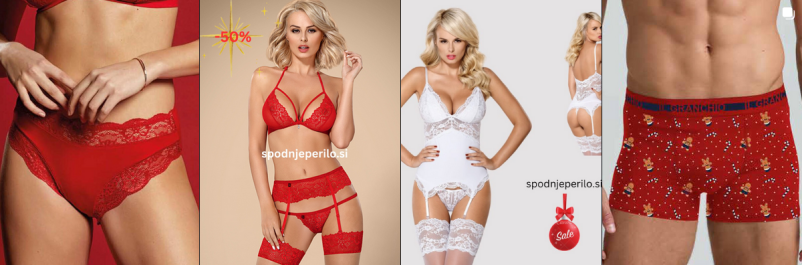 Trgovina s spodnjim perilom in kopalkami Ljubljana