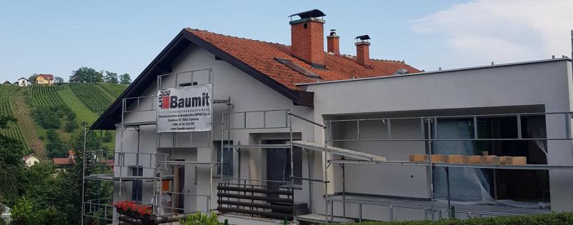 Pleskanje zunanjih in notranjih površin Prekmurje, Pomurje