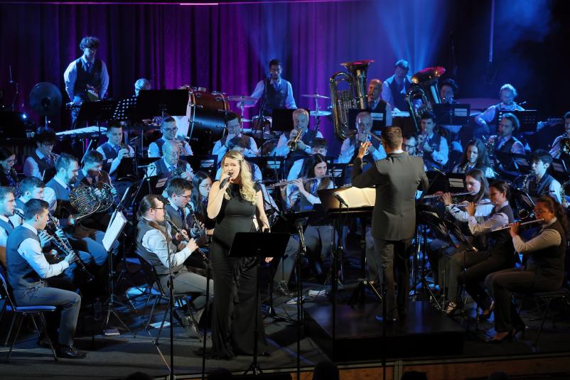 Nastop pihalnega orkestra v Tržiču