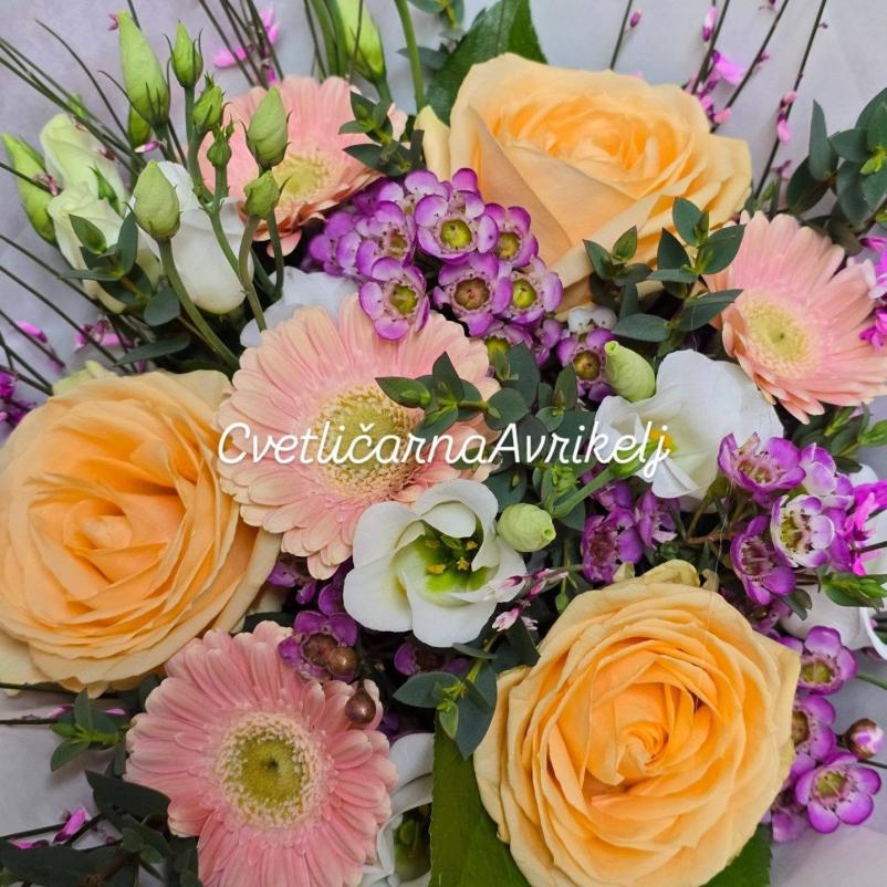 Personalizirani poročni cvetlični šopki Domžale