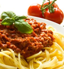 V ponudbi dostave je več vrst testenin 