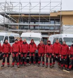 Ekipa podjetja TK Dilca, ki skrbi za adaptacije stanovanj v Ljubljani in okolici 