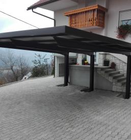 Kvaliteten avto nadstrešek, izdelav v Kranju 