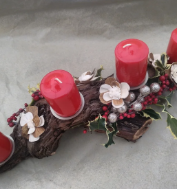 Adventni venček za na mizo