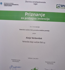 Priznanje za prebojno ivencijo