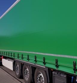 transport of goods with boom truck Europe