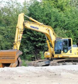 kopanje za kanalizacijo