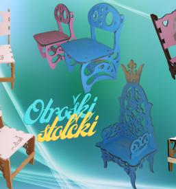 leseni otroški stolčki Savinjska