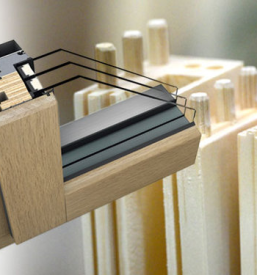 Lesena okna za novogradnjo Ljubljana