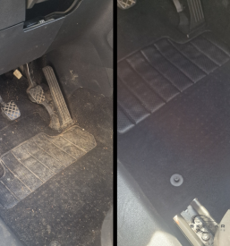 Globinsko čiščenje motornih vozil potem-prej