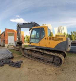 Izkop jame za gradnjo Ljubljana, okolica