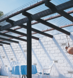 Polikarbonatne prozorne plošče za streho Podravska