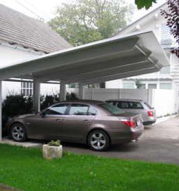 Montaža nadstreškov za avto v Sloveniji