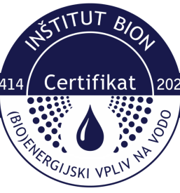 certifikat za (bio)energijski vpliv na fizikalno- kemijsko stanje vode