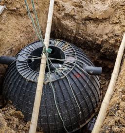 Izvedba hišne čistilne naprave Pomurje