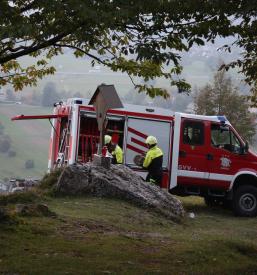 Gasilska zveza Jesenice pomoč
