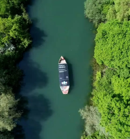 Vožnja z ladjico Ljubljana