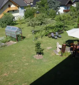 Bled accommodation garden
