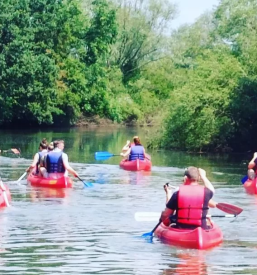 Günstiges Kajakfahren Ljubljanica
