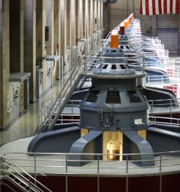 Reparatur von Wasserkraftturbinen