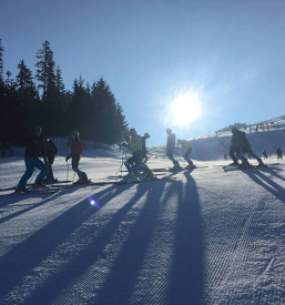 Učenci smučarske šole